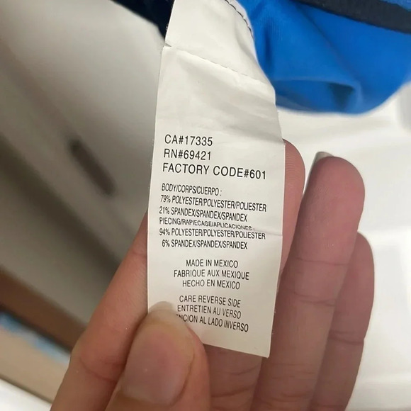 Men’s blue Reebok Play Dry short sleeve size XXL - Picture 7 of 8